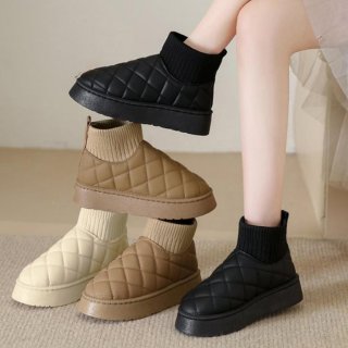 ムートンブーツ キルティング裏起毛ブーツ ムートンブーツ キルティング裏起毛ブーツ