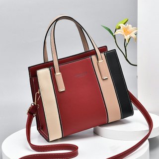 ショルダーバッグ 配色 レディース斜め掛け