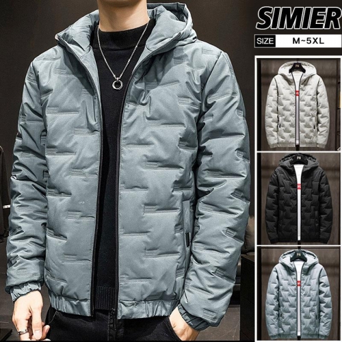 ダウンジャケット メンズ 中綿入り ダウンコート 防寒 暖かい 軽量 男性 キルティングコート コート 羽毛 ジャケット 冬服 秋冬 インナー アウター 防風