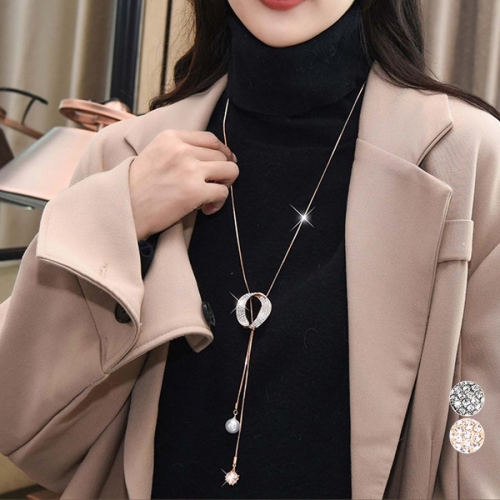 ロングネックレス レディース ラリエット【ゆうパケット可】