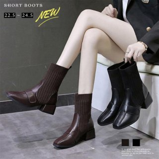 ソックス風ブーツ レディース チャンキーヒール ショートブーツ 痛くない 美脚ブーツ 歩きやすい ストレッチブーツ ハイカット ソックス風ブーツ レディース チャンキーヒール ショートブーツ 痛くない 美脚ブーツ 歩きやすい ストレッチブーツ ハイカット