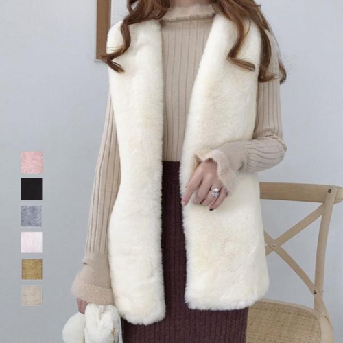 エコファーベスト レディース韓国風ベスト