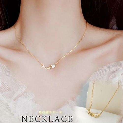 ネックレス フィッシュ アクセサリー 夏【ゆうパケット可】