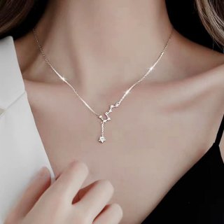 ネックレス 星モチーフ 結婚式 きらきら【ゆうパケット可】 ネックレス 星モチーフ 結婚式 きらきら【ゆうパケット可】