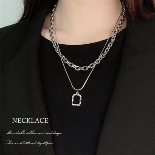 チョーカーネックレス チェーン 2連【ゆうパケット可】 チョーカーネックレス チェーン 2連【ゆうパケット可】