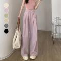 リラックスパンツ レディース 薄手6色【ゆうパケット可】