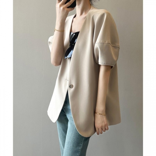 半袖ジャケットレディーススーツジャケット