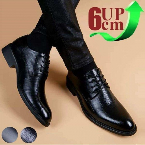 シークレットシューズ メンズ 厚底 身長アップ5-6cm up5-6cm 背が高くなる 走れる スニーカー レザー インヒール 快適 ビジネスシューズ
