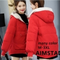 ダウンジャケット レディース ダウンコート 中綿 暖かい ショート丈 アウター コート 無地 防寒 フード付き 防風 軽量 冬 ショートコート