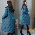中綿ダウンコート レディース 40代 ロング丈 軽い 秋冬 アウター 中綿コート 中綿ジャケット ダウン風コート フード付き 厚手 暖かい 大きいサイズ スリム