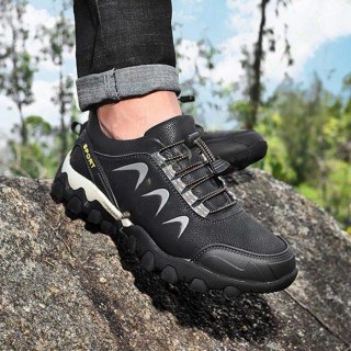 登山靴 メンズ 秋物 耐摩耗性 レトロ トレッキングシューズ アウトドアシューズ ハイキングシューズ 紳士靴 山登り ウォーキングシューズ レースアップ 軽量