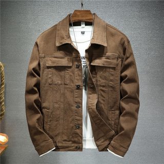 デニムジャケット メンズ ジージャン Gジャン デニム コーヒー かっこいい ジャケット JACKET トップス お兄系 おしゃれ 人気 春秋 送料無料