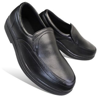 ビジネスシューズ メンズ ブラック ビジネス靴 カジュアルシューズ 作業靴 スリッポン 3E 幅広 ワイド 軽量 お買い得 KB.STYLE MR50