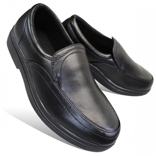 ビジネスシューズ メンズ ブラック ビジネス靴 カジュアルシューズ 作業靴 スリッポン 3E 幅広 ワイド 軽量 お買い得 KB.STYLE MR50