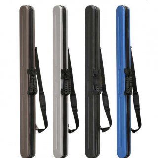 ロッドケース ハード 釣り竿収納バッグ 耐衝撃 ライトロッドケース 肩掛け 大容量 防水性 コンパクト スリム ブラック 飛行機 車 120 130