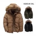 ダウンジャケット メンズ おしゃれ 暖かい 毛皮 フード付 高級 ダウンコート 20代 30代 40代 冬服 90%ダウン 厚手 ミディアム丈 大きいサイズ 防寒 ダウンケット