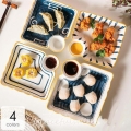 餃子皿 醤油皿 和食器 プレート お皿 小鉢 食器 型変わり おもてなし おしゃれ 箸休め 和食 晩酌 重ねて収納 お祝い レンジ可 軽い ギフト 上品