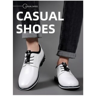 カジュアルシューズ 走れるビジネスシューズ 革靴 靴 シークレットシューズ シューズ メンズ 紳士 クッション 軽量 雨用 通勤 黒 スニーカー