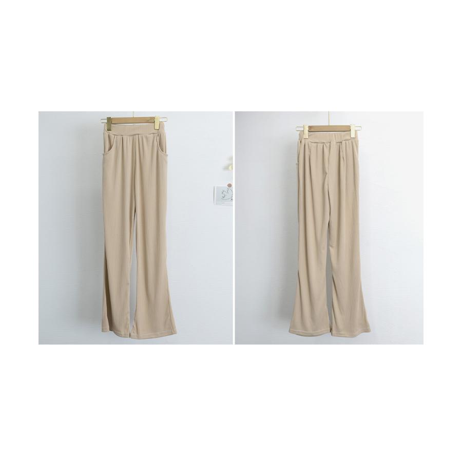 セミフレアパンツレディース ロングパンツ【ゆうパケット可】