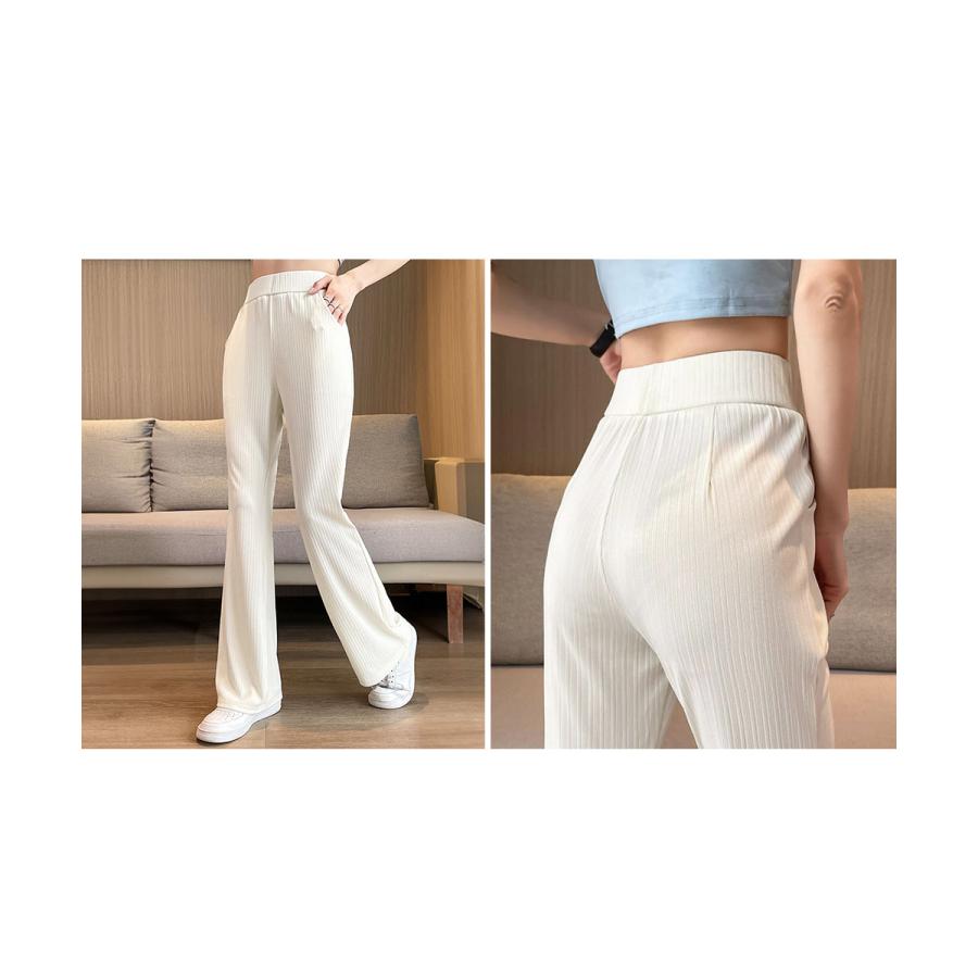 セミフレアパンツレディース ロングパンツ【ゆうパケット可】