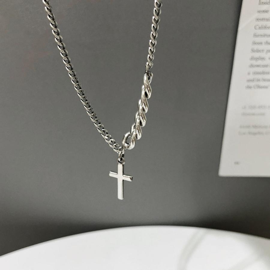 チェーンネックレスクロスモチーフ大人【ゆうパケット可】