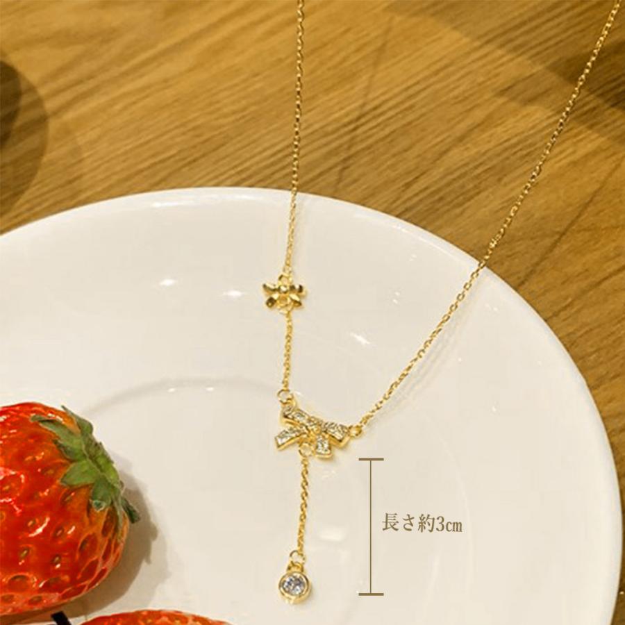 蝶々チェーンネックレスレディース可愛い【ゆうパケット可】