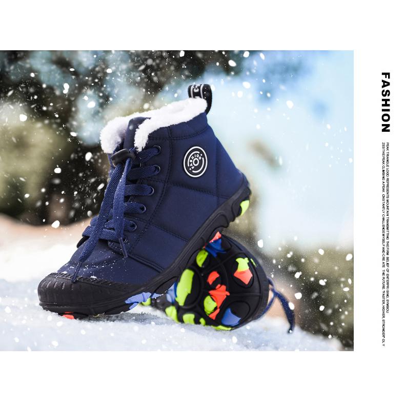 キッズブーツ ジュニア スノーブーツ 子供靴 シューズ ウインターブーツ 防寒 雪 スキー 男の子 女の子 流行の子供靴 裏起毛