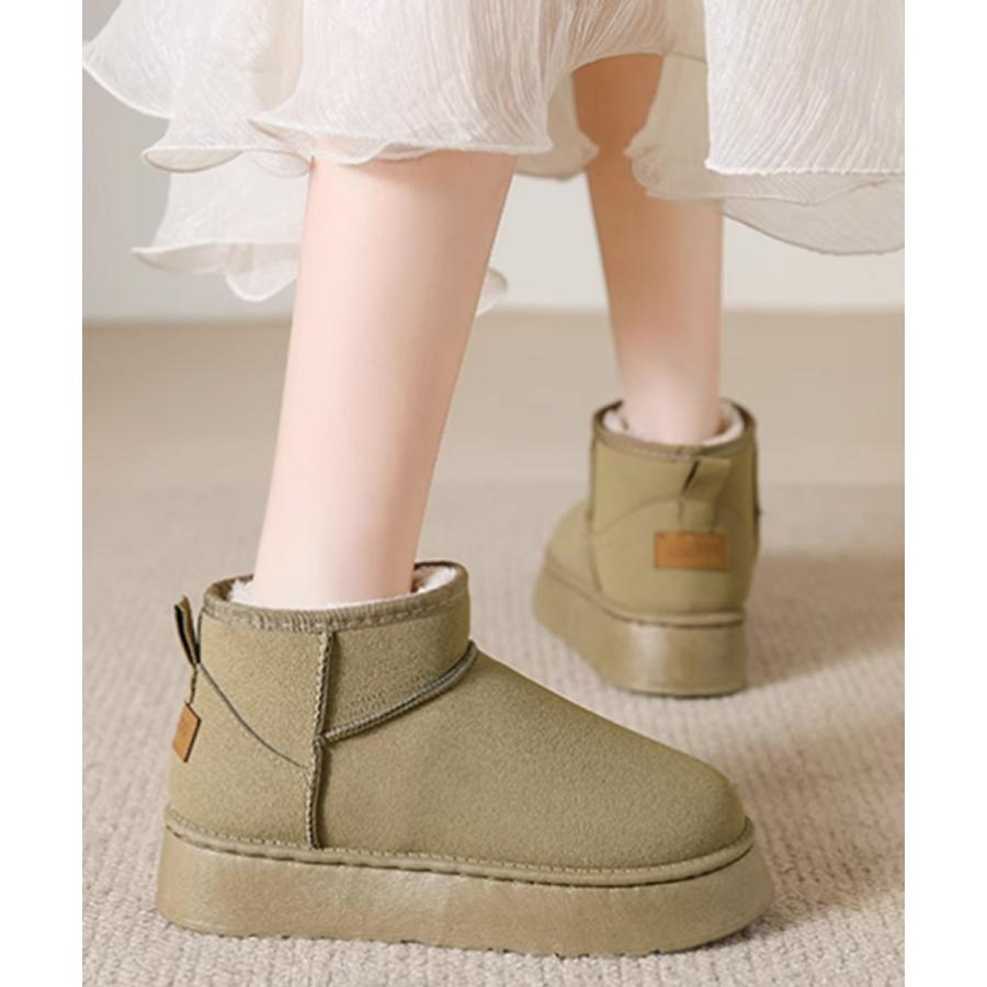 ムートンブーツ レディース美脚ボアブーツ