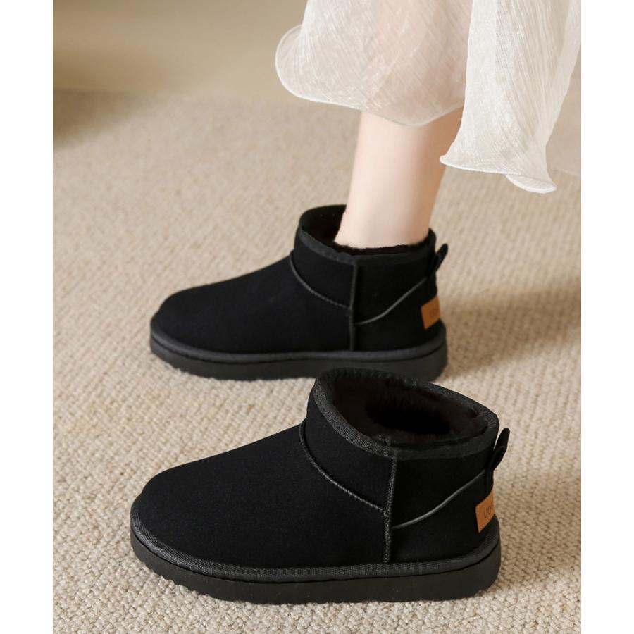 ムートンブーツ レディース美脚ボアブーツ