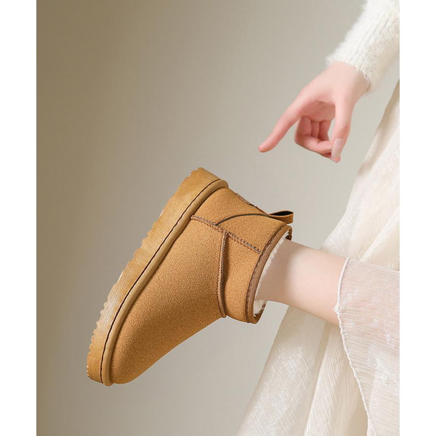 ムートンブーツ レディース美脚ボアブーツ