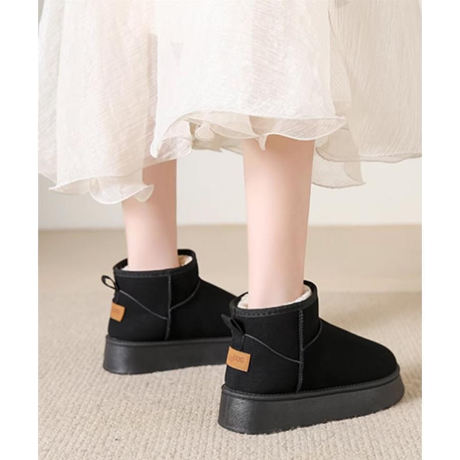 ムートンブーツ レディース美脚ボアブーツ