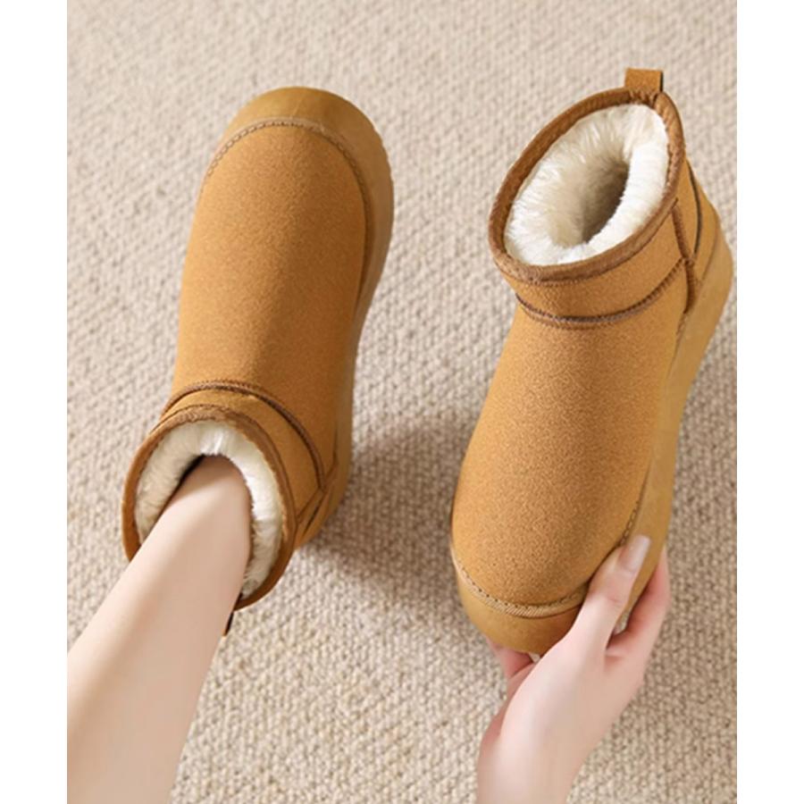 ムートンブーツ レディース美脚ボアブーツ