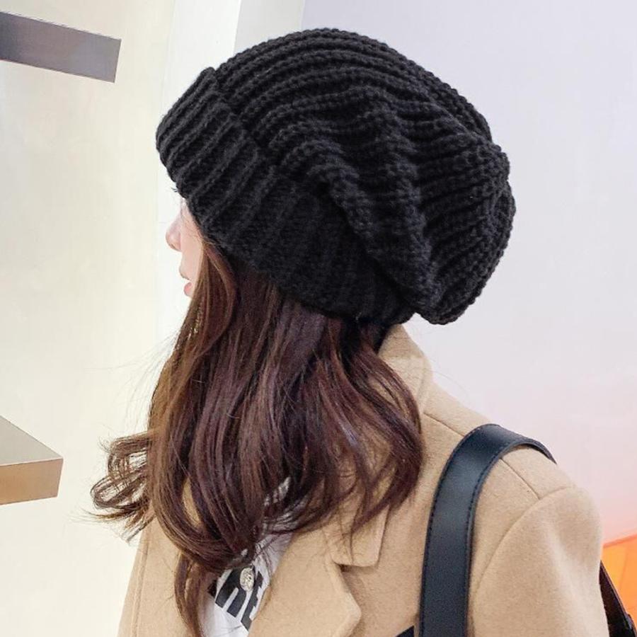 ニット帽 レディース 秋冬ニットキャップ【ゆうパケット可】