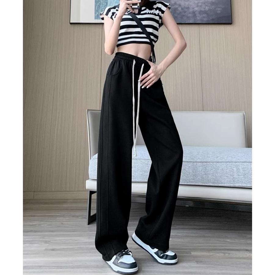 スウェットパンツ レディースワイドパンツ【ゆうパケット可】