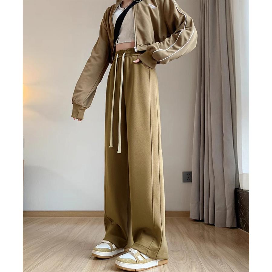 スウェットパンツ レディースワイドパンツ【ゆうパケット可】