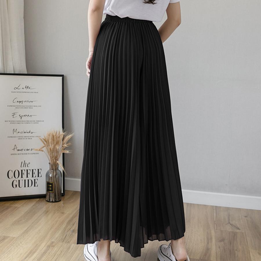 プリーツガウチョパンツ 韓国 スカーチョ【ゆうパケット可】