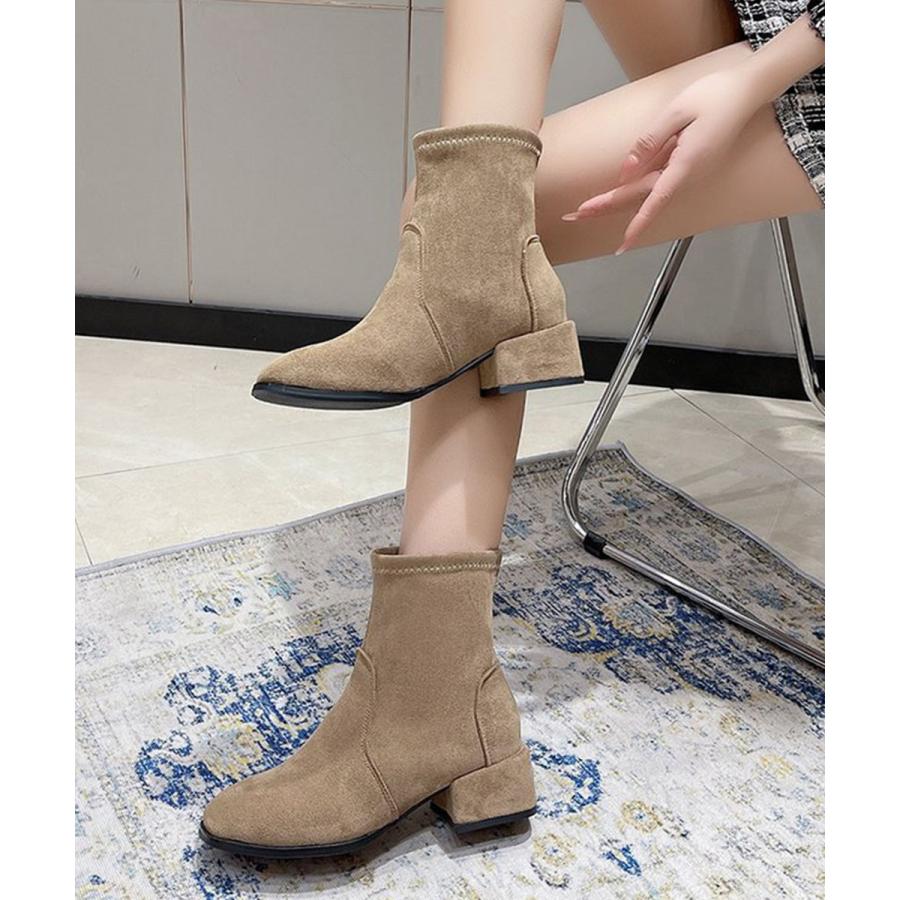 ショートブーツ レディース ブーティ韓国