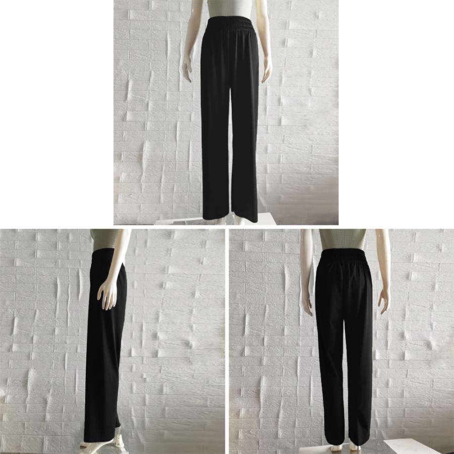 セミワイドパンツハイウエストロングパンツ【ゆうパケット可】