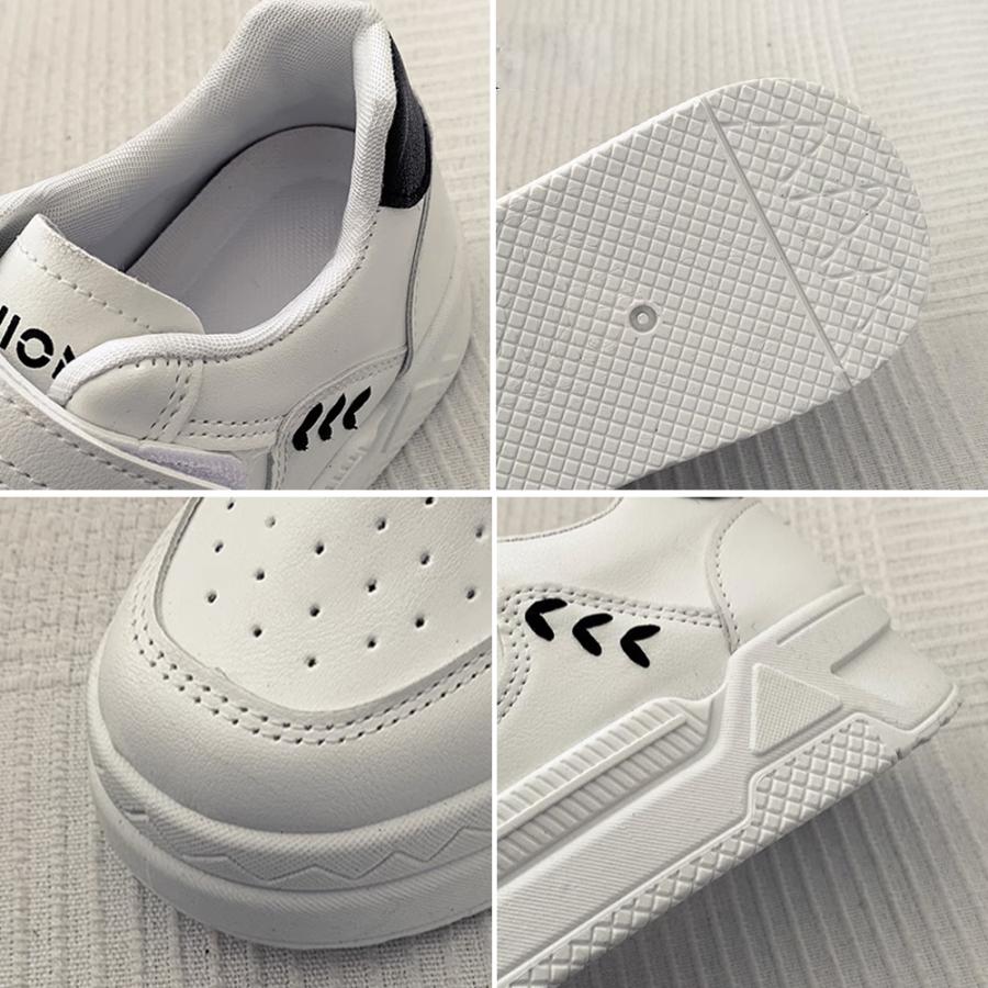 厚底スニーカー ベルクロ レディース美脚