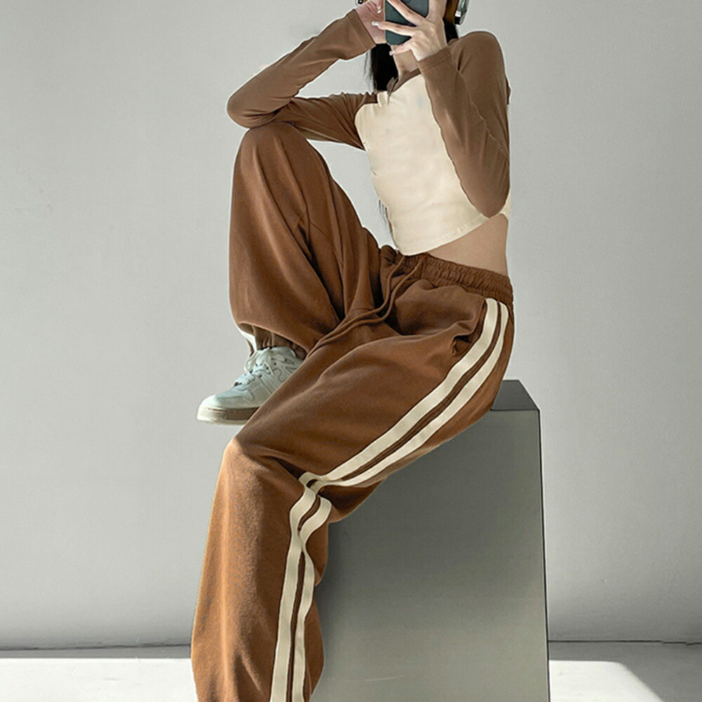 韓国 スウェットパンツ レディース 新作【ゆうパケット可】