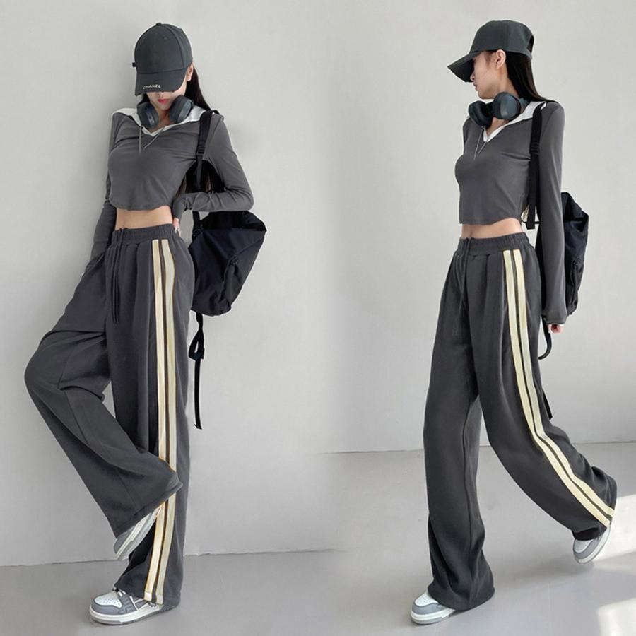 韓国 スウェットパンツ レディース 新作【ゆうパケット可】