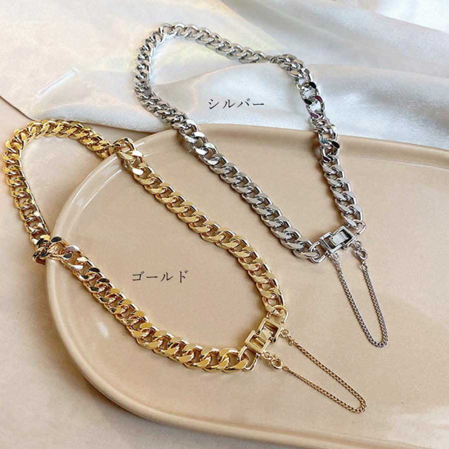 チョーカーネックレス チェーン シルバー【ゆうパケット可】