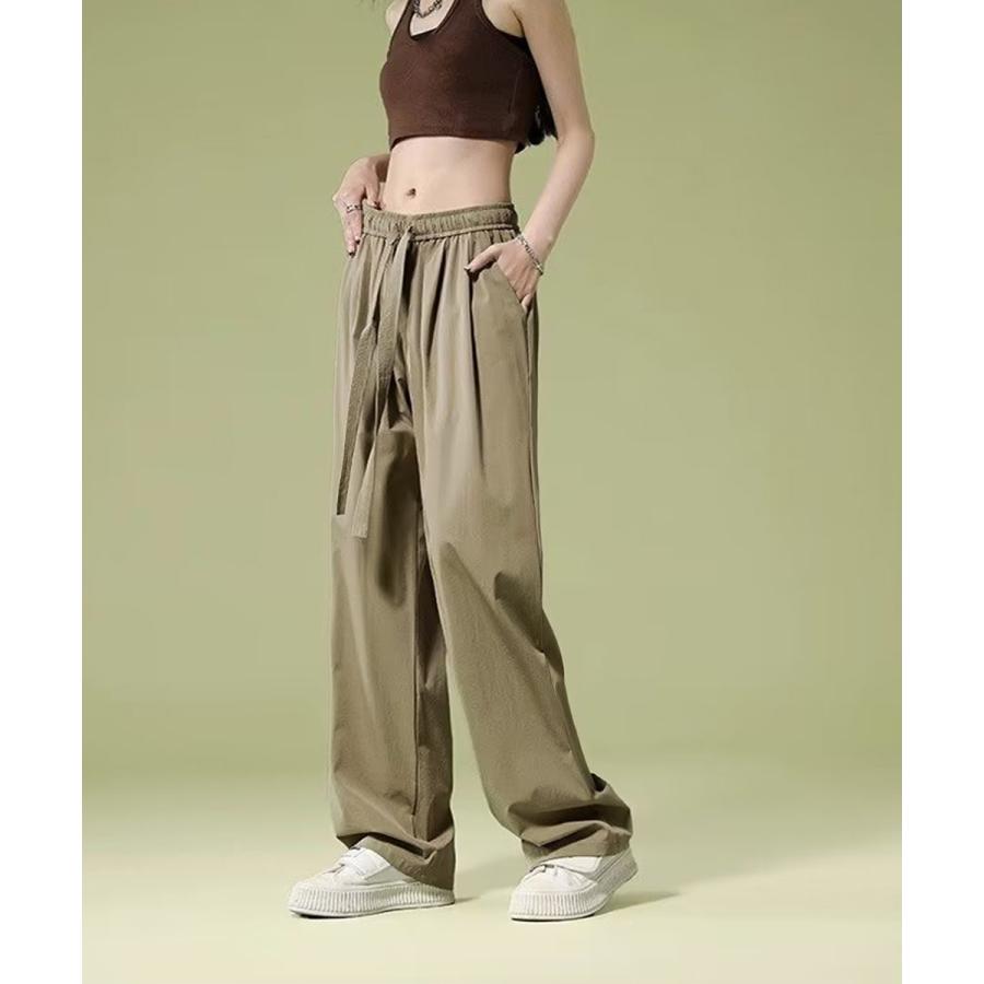 ワイドパンツ レディースハイウエスト美脚【ゆうパケット】