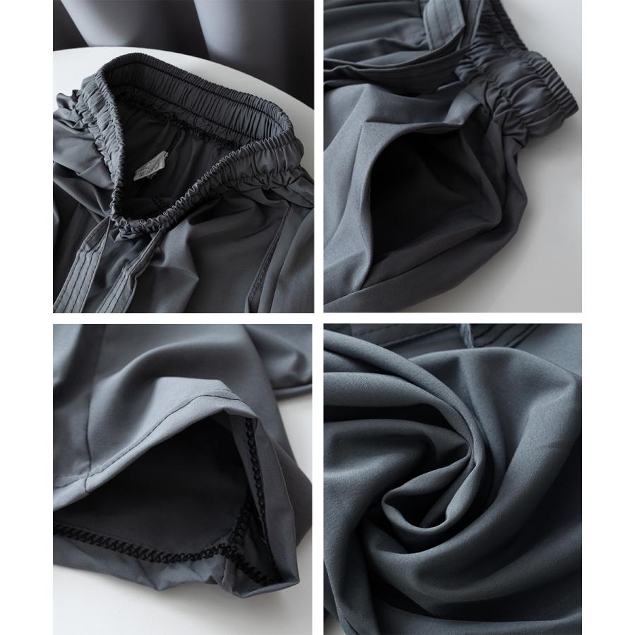 ワイドパンツ レディースハイウエスト美脚【ゆうパケット】