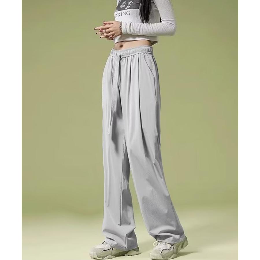 ワイドパンツ レディースハイウエスト美脚【ゆうパケット】