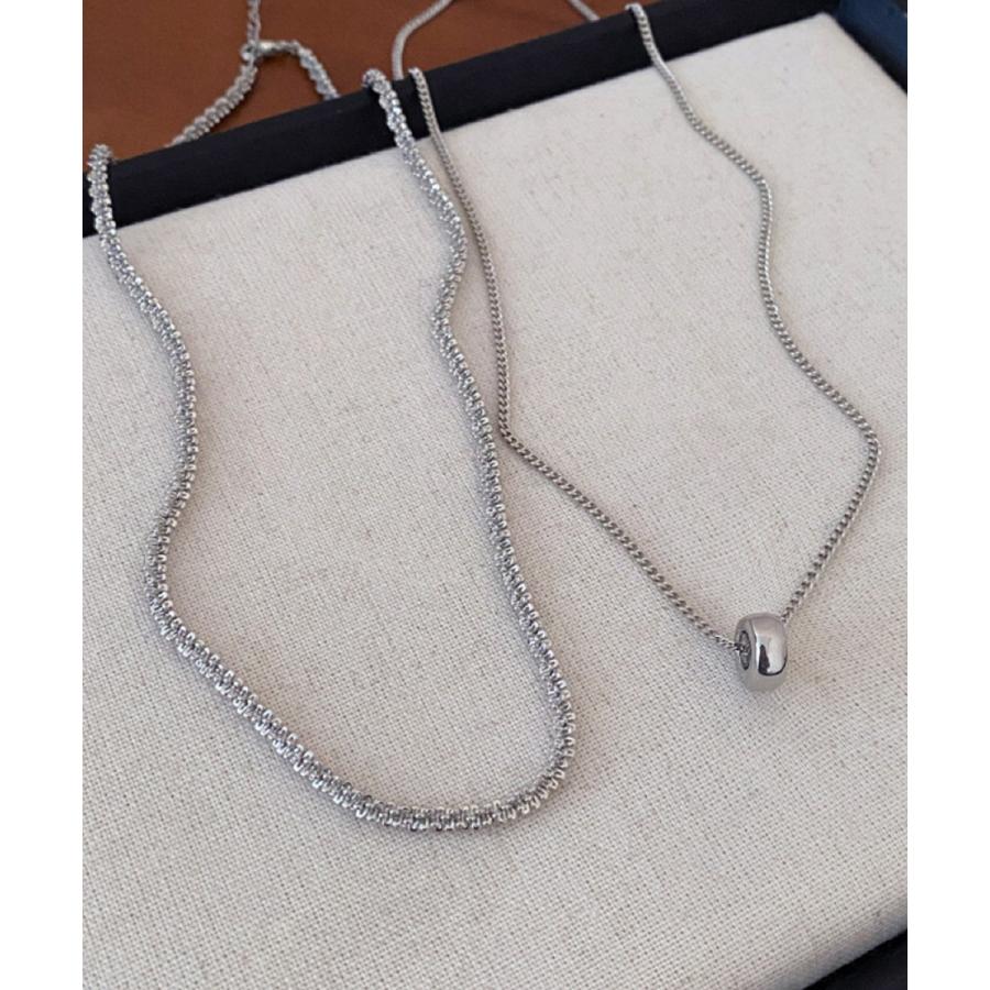 サークル 2連チェーンネックレス セット【ゆうパケット可】