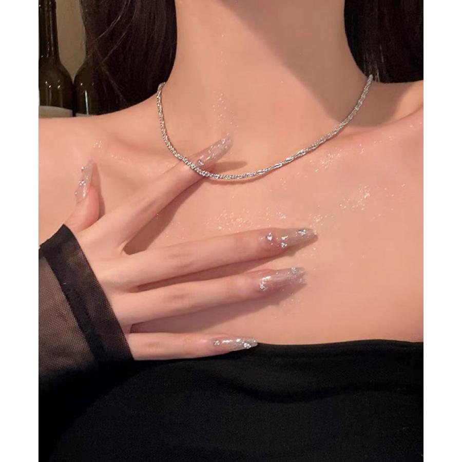 サークル 2連チェーンネックレス セット【ゆうパケット可】