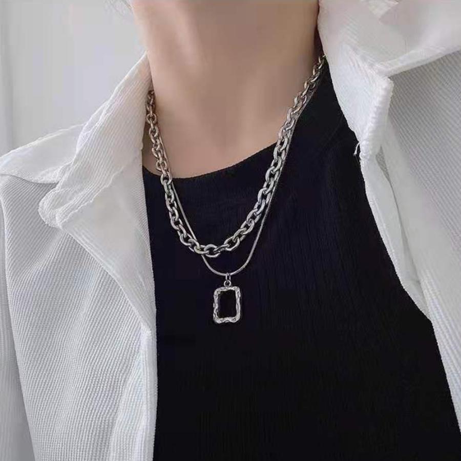 チョーカーネックレス チェーン 2連【ゆうパケット可】