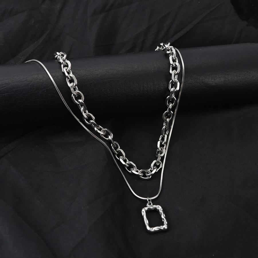 チョーカーネックレス チェーン 2連【ゆうパケット可】