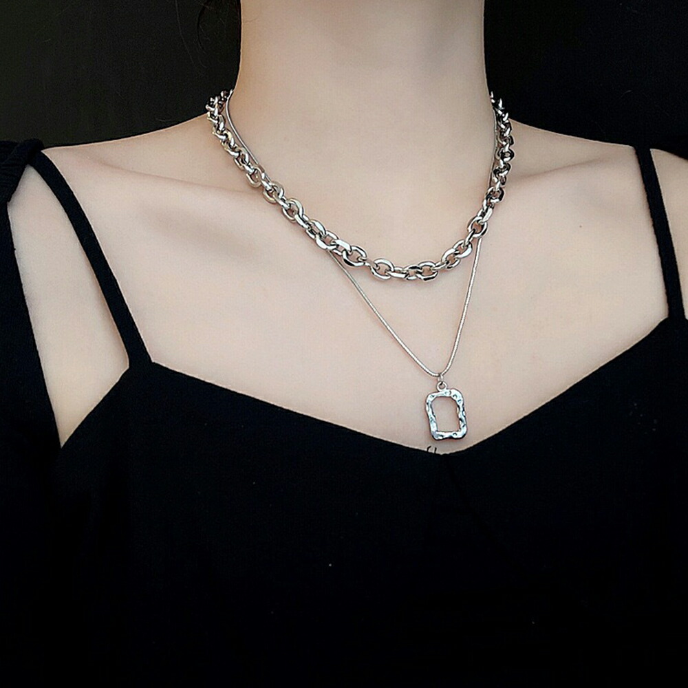 チョーカーネックレス チェーン 2連【ゆうパケット可】